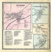 Antwerp, LaFargeville, Ox Bow, Plessis, Jefferson County 1864